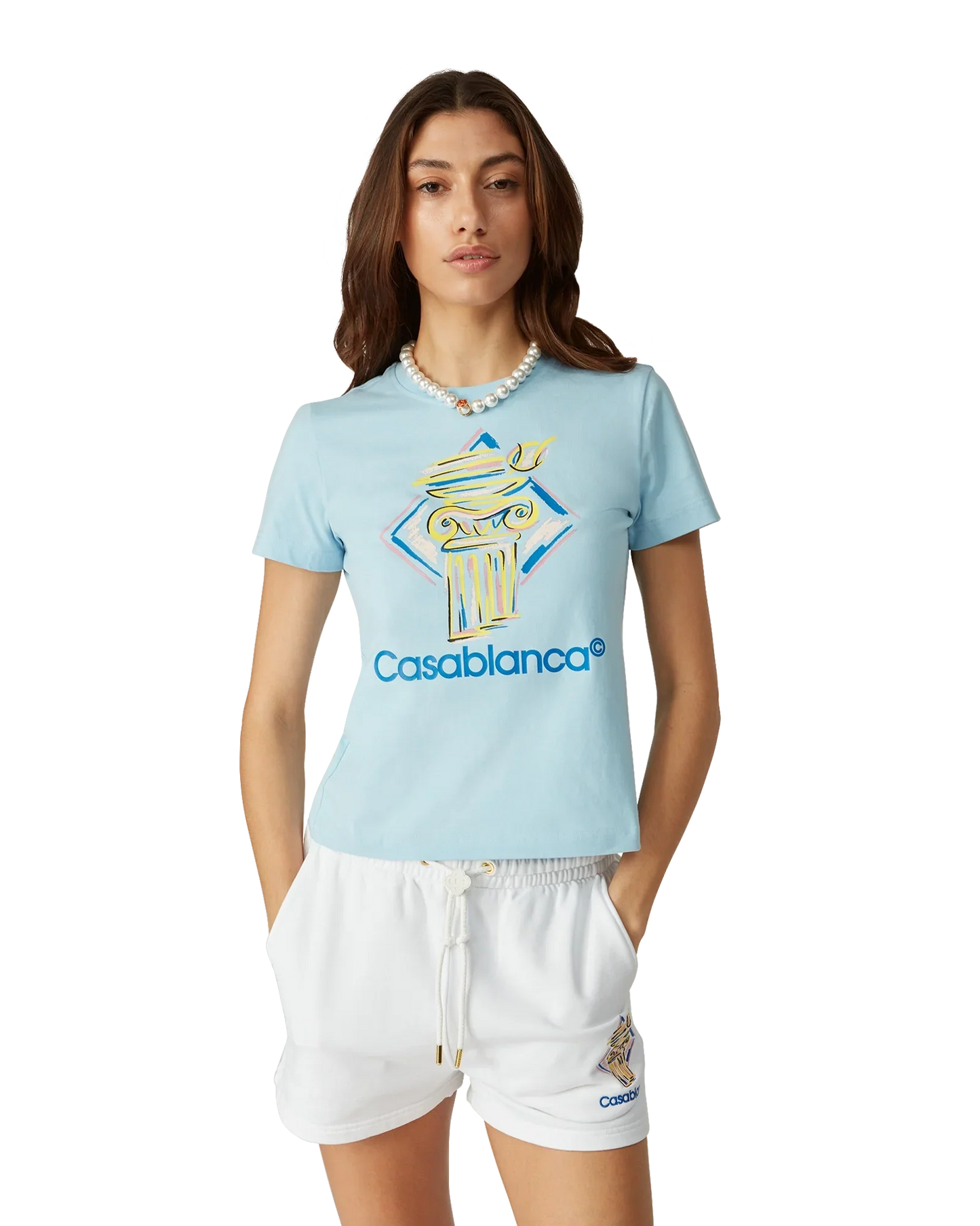 Diamond Column Short Sleeve T-Shirt