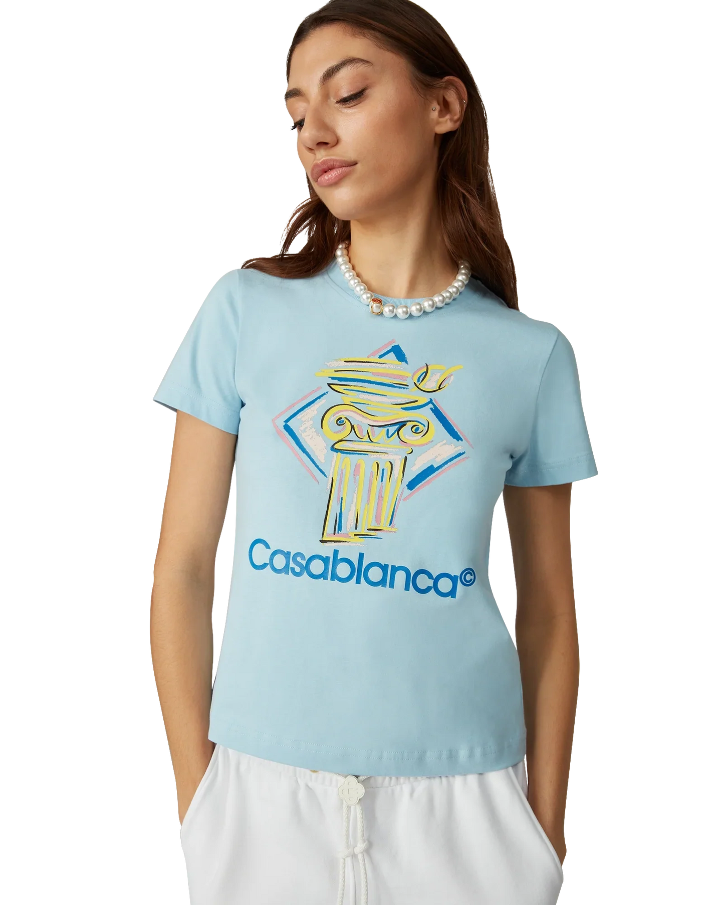 Diamond Column Short Sleeve T-Shirt