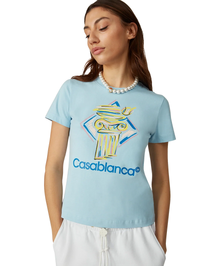 Diamond Column Short Sleeve T-Shirt