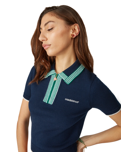 Knit Tennis Polo Shirt