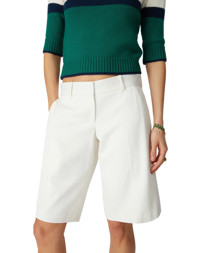 Wool Relaxed Tailored Shorts