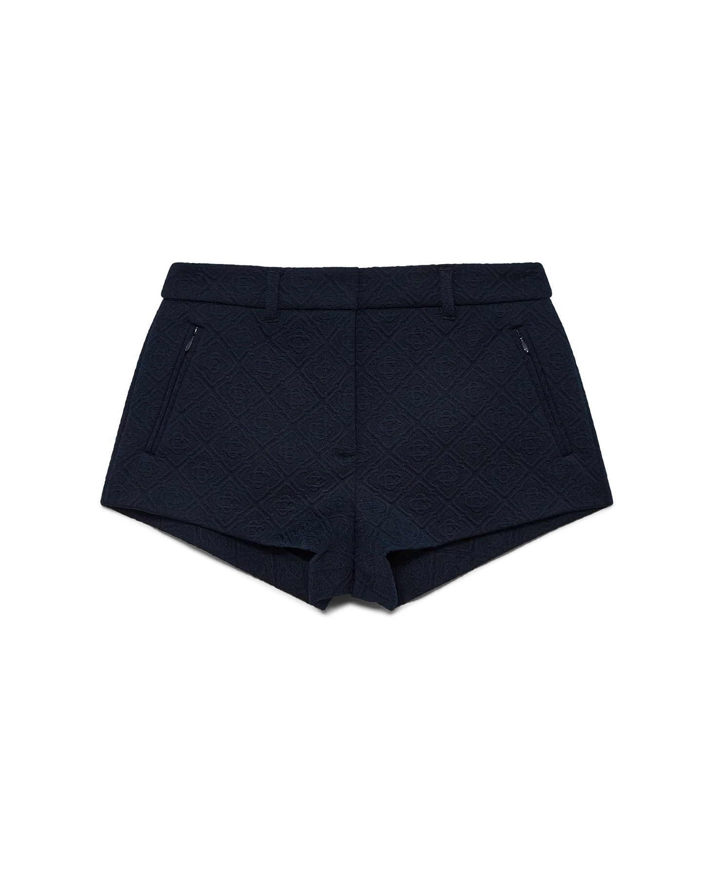 Jacquard Knit Mini Shorts