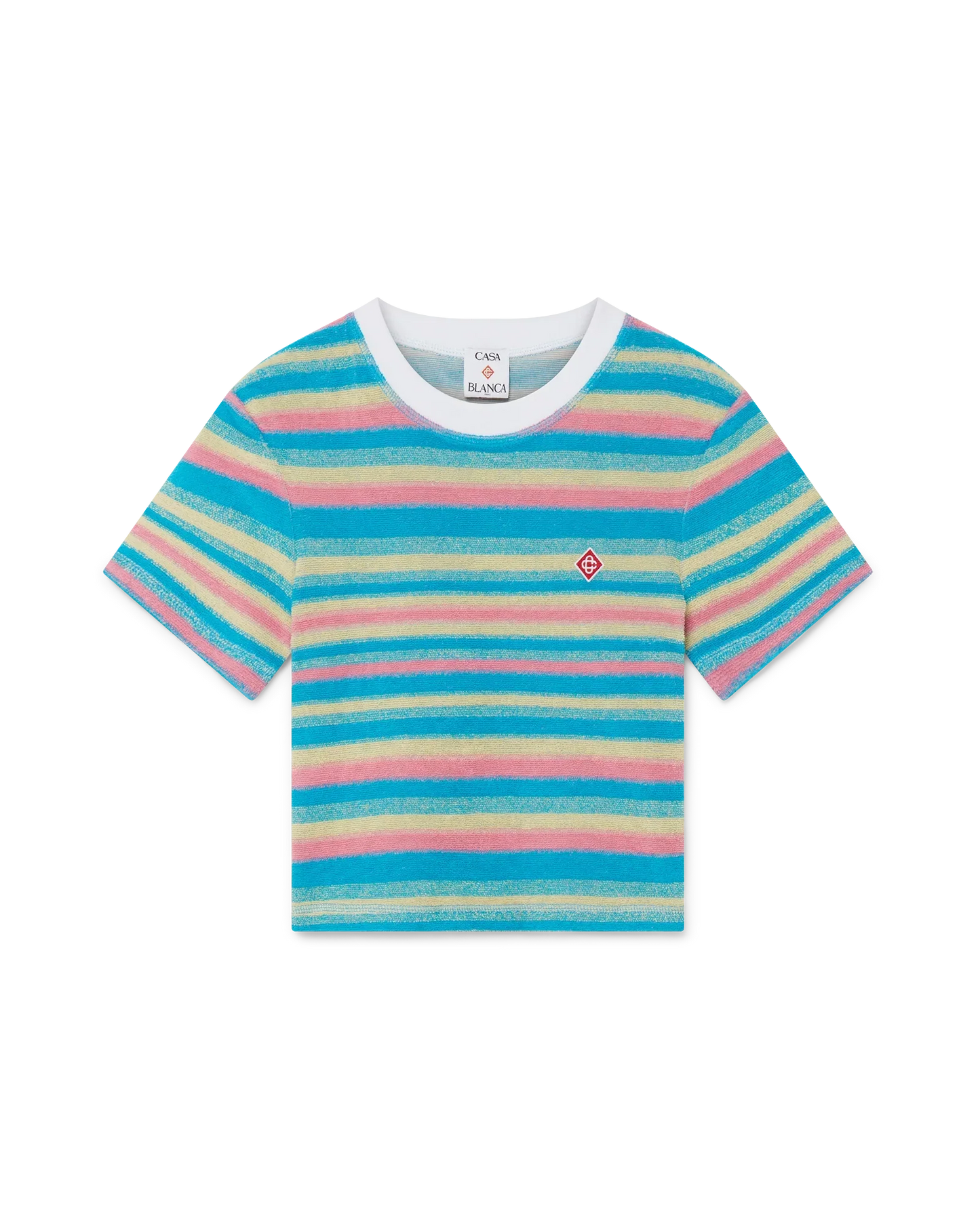Stripe Towelling Top