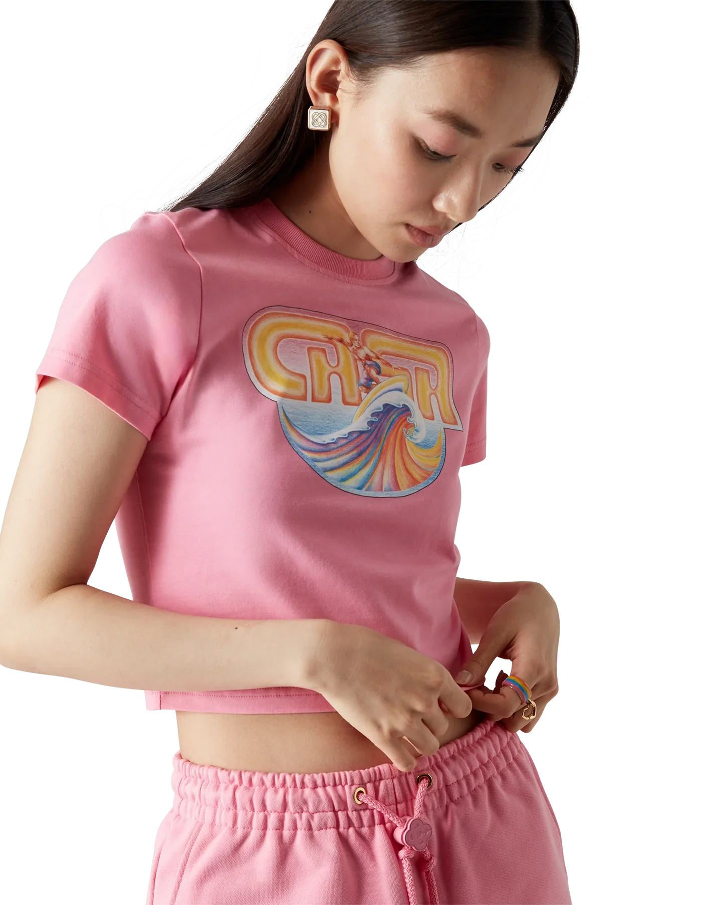 Casa Surf Cropped Short Sleeve T-Shirt