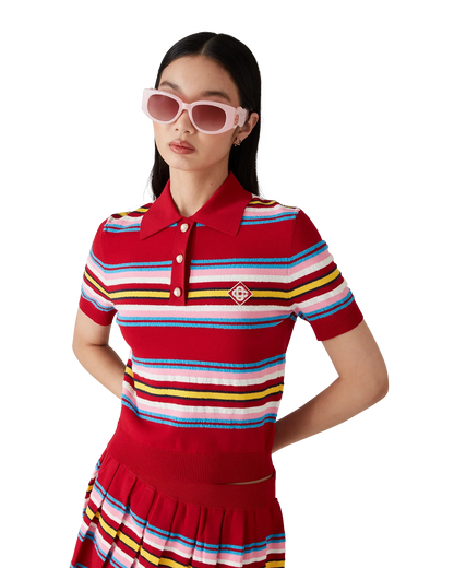 Stripe Polo Shirt