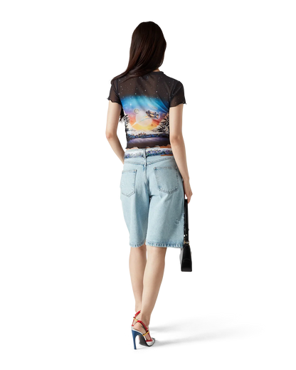 La Pr¨¦monition Mesh Short Sleeve T-Shirt